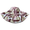 thumbnail image 5 of XINPING Women's Reversible Printed Sun Bucket Hat, Oversized Wide Brim UV Protection Beach Vacation Hat with Abstract Pattern, Lightweight and Packable, 5 of 5