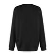 thumbnail image 5 of AherBiu V Neck Sweatshirt for Women Long Sleeve Tops Athletic Pullover Oversized Casual Shirts, 5 of 5