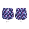thumbnail image 3 of Salouo Skull starry sky flower leaf Print Women's 2 in 1 Running Shorts Double-Layer Shorts Athletic Workout Gym Yoga Shorts Running Shorts for Women-X-Large, 3 of 7