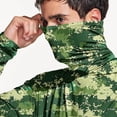 thumbnail image 7 of Hoodies for Men Camouflage UPF 50+ Sun Protection Hoodie Long Sleeve Fishing Hiking Shirt with Face Mask M, 7 of 7