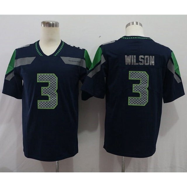 Seattle Seahawks Retro Embroidered Football Jersey Legend Second Generation Fan Elite Edition Training Suit T-Shirt