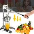 thumbnail image 4 of Presse-agrumes Manuel, Acier Inoxydable, Design Séparé, Presse-Fruits Manuel avec Base en U, 4 of 9
