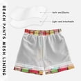 thumbnail image 3 of FORMRS Boys Swim Trunks Quick Dry Mesh Liner Boardshorts Sizes XS-XL, Beige Jar, 3 of 7