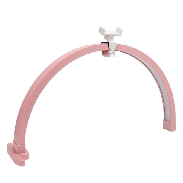 Lámpara De Media Luna Para Extensión De Pestañas, 20 W, 3200 A 5600 K, Luz De Esteticista Plegable, Lámpara De Pestañas Con Soporte Para Teléfono, Lámpara De Escritorio De