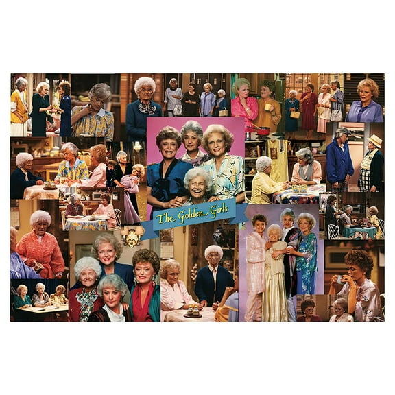 Golden Girls Collage '80s Puzzle For Adults And Kids | 1000 Piece Jigsaw Puzzle