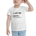 thumbnail image 3 of I Like Big Putts And I Can Not Lie Golf Cute Toddler T-Shirts for Boys Girls (White, Youth S), 3 of 5