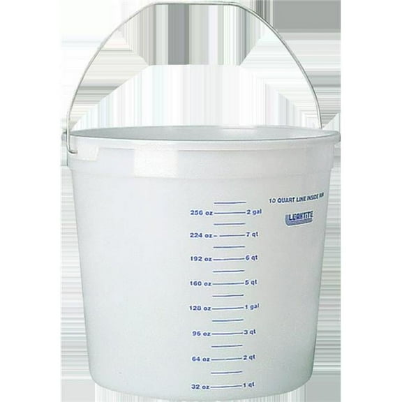 005Q55NM024 5 qt. Plastic Pail with Reinforced Rim Natural
