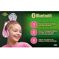 thumbnail image 2 of eKids Wicked Glinda Auriculares Bluetooth, auriculares inalámbricos con micrófono incluye cable auxiliar, auriculares plegables para niños con volumen reducido para la escuela, el hogar o los viajes, 2 of 5