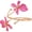 Pink, variant on Bohemian Colorful Flower Enamel Arm Cuff Bracelets Adjustable Floral Cuff Bangle Statement Bracelet Women Cute Gold Armband Dainty Holiday Jewelry Gifts for Women