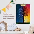 thumbnail image 7 of FMSHPON Abstract Tree Clipboard Hardboard Wood Nursing Clip Board and Pull for Standard A4 Letter 13x9 inches, 7 of 7