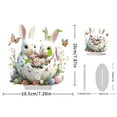 thumbnail image 5 of Easter Decoration Spring Easter Centerpieces Easter Bunny Decoration Easter Table Centerpiece Tiered Tray Decor, Acrylic 2D Bunny Eggs Table Sign for Spring Home Decor Easter Party Supplies, 5 of 8