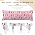 thumbnail image 5 of Hello Kitty Anime Body Pillow Cover Ultra Soft Microfiber Pillowcases with Hidden Zipper Closure 20x54inch, 5 of 5
