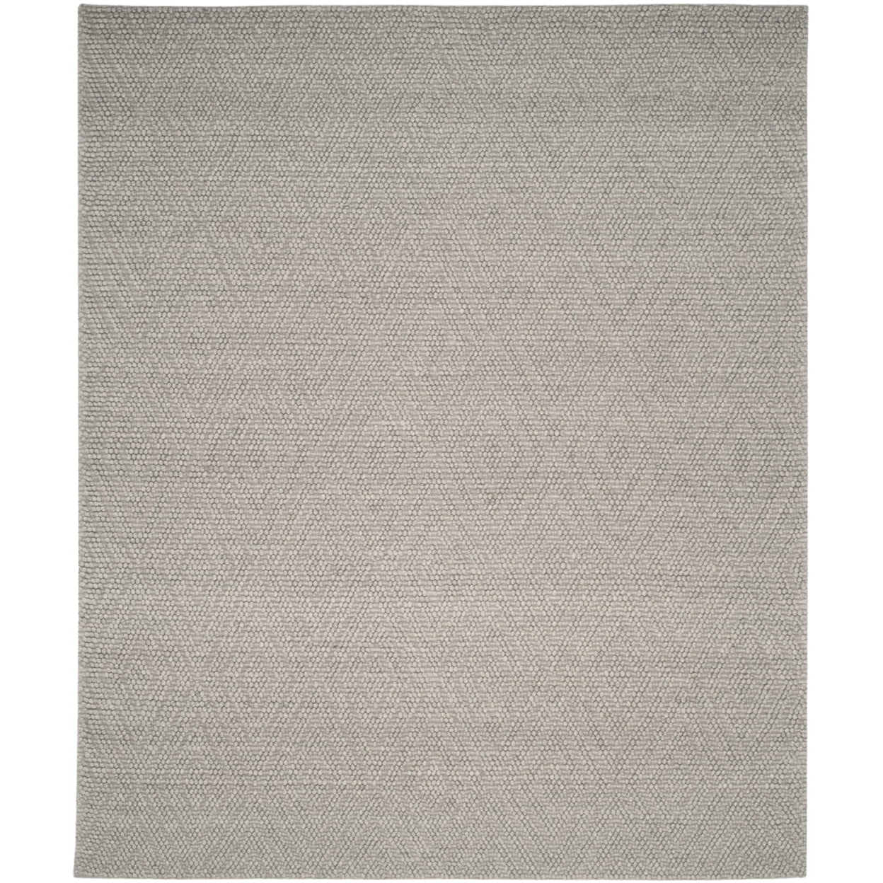 SAFAVIEH Natura Glenda Geometric Area Rug, Silver, 6' x 6' Round