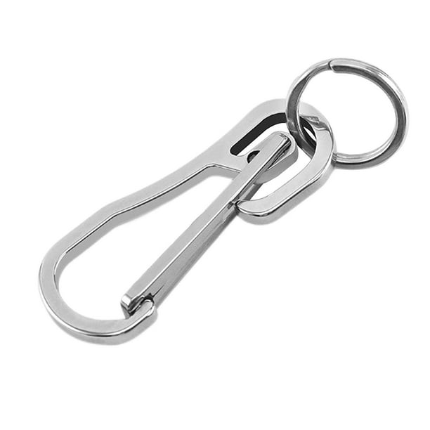 Siruishop Carabiner Keychain Hooks Quick Release Key For Men Women Color Titanium Other
