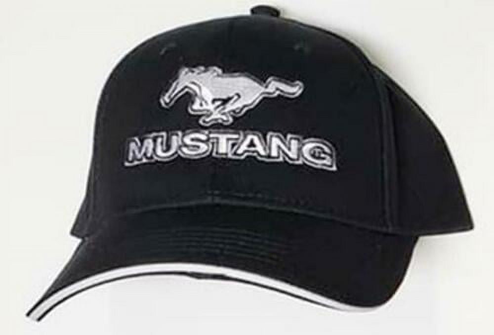 Ford Mustang Pony Black Cotton Hat