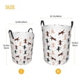 thumbnail image 4 of Uemuo Yoga Labrador Retriever Pattern Circular Laundry Hamper Basket with handles,Collapsible laundry basket,Large capacity laundry hamper,Laundry Organizer-Small, 4 of 8