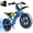 Blue, variant on MIHOVER 21.6V Electric Bike for Kids 12", 200W Electric Balance Bike Ages 3-8 Years Old, Max 10MPH with LED Display, Beginners Friendly - Red