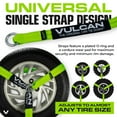 thumbnail image 4 of VULCAN Car Tie Down - Snap Hooks - Lasso Style - 2 inch x 96 inch - 4 Pack - High-Viz - 3300 Lbs SWL, 4 of 8