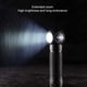 thumbnail image 4 of Ounissouiy Linterna frontal recargable brillante de luz montada en la cabeza para senderismo, linterna de tamaño pequeño, potente, brillante, de Iluminación y accesorios Ounissouiy HA074135-01, 4 of 6