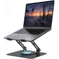 thumbnail image 1 of Aplica, Soporte para Laptop, Soporte para port&aacute;tiles, Soporte para Computadora Port&aacute;til, 360 &deg; rotaci&oacute;n y Ajuste de Altura sin etapas, Soporte Plegable para Co, 1 of 9