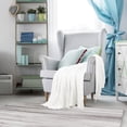 thumbnail image 2 of Unique Bargains Cotton Blanket Decorative Cable Knitted Throw Soft Knit Blankets, 2 of 10
