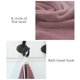 thumbnail image 5 of Lujoso juego de toallas de baño de microfibra - Paquete de 4, 55x27 pulgadas, toallitas bordadas suaves para adultos, toallas de secado rápido súper absorbentes para gimnasio, playa, spa - gruesas, 5 of 5