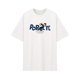 thumbnail image 3 of Women's White Regular Size Graphic Tee - "POPLEYE" Cartoon Letter Print, Casual Crew Neck Short Sleeve Shirt for Spring/Summer, Ladies T Shirts, 3 of 8