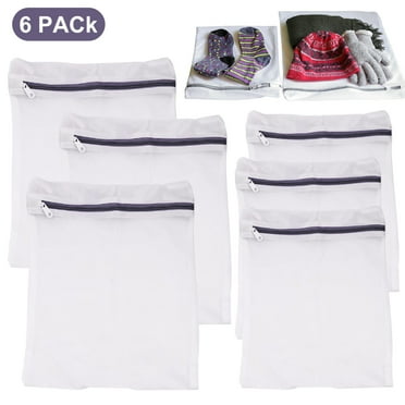 GLUAAE 6 Pack - SimpleHouseware Laundry Bra Lingerie Mesh Wash Bag (3 Large & 3 Medium)
