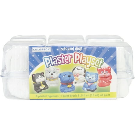 Plaster Playset-Cats & Dogs