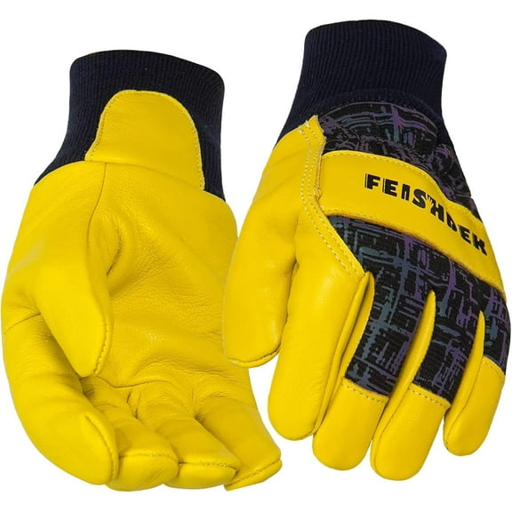 FEISHDEK Kids Winter Gloves with 3M Thinsulate-Lined Warmth & Windproof Snug-Fit Cuff ( Size Large for 7-10 Years Old)