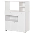 thumbnail image 1 of HOMCOM Armoire de Rangement pour Garde-Manger de Cuisine, Buffet/vaisselier avec Support pour Micro-Ondes, 1 of 10