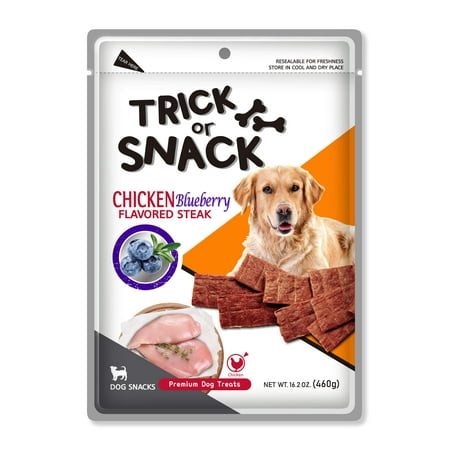 UPC: 0850019481693 | Trick or Snack Dog Treats – 1lb Of Delicious Soft Tender Nutritious Healthy Beef Chicken Salmon Chews Jerky Snacks 12 Flavors