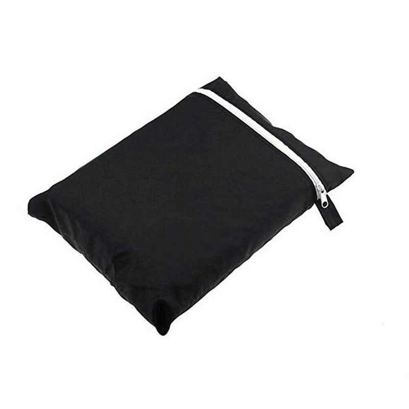 Outdoor Seat Cushions Covers with Zipper and Handles 122 * 39 * 55, Black Lightweight Carry Handbag for Christmas Tree FOUNDOVE Garden Furniture Cushion Storage Bag Waterproof