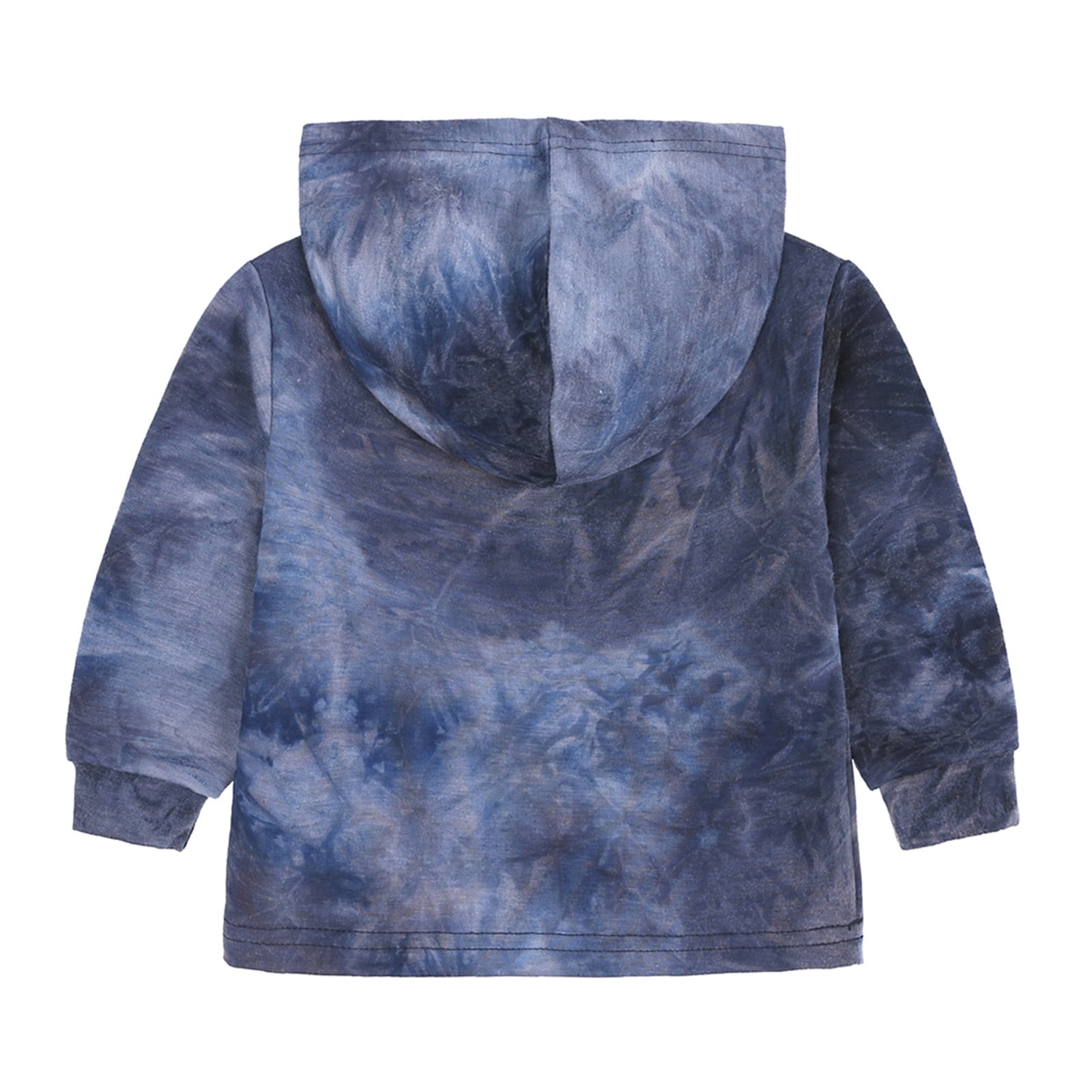 Toddler Girl's Outfits Tie Dyed Long-Sleeved Hoodie and Pant Suit Kids 2Pcs Clothing Sets
