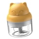 thumbnail image 3 of Picadora de Ajo USB Eléctrica Inalámbrica Picadora de Ajo Molinillo de Jengibre Recargable Portátil, 100ML, Amarillo Yuarrent HA003928-03B, 3 of 7