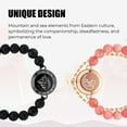 thumbnail image 5 of TOTWOO Long Distance Bracelets for Couples, Vibration & Light Up Bracelet, Montain & Sea Long Distance Relationship Gifts for Girlfriend Boyfriend, 5 of 8