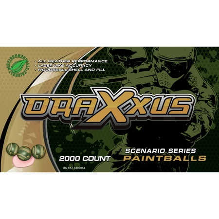 Draxxus Scenario 2000ct Paintballs Wood Print, Pink (Best Paintball Scenario Games)
