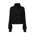thumbnail image 4 of Dyfzdhu Winter Turtleneck Sweaters for Women Trendy Oversized Knitted Solid Color Pullover Sweater, 4 of 4