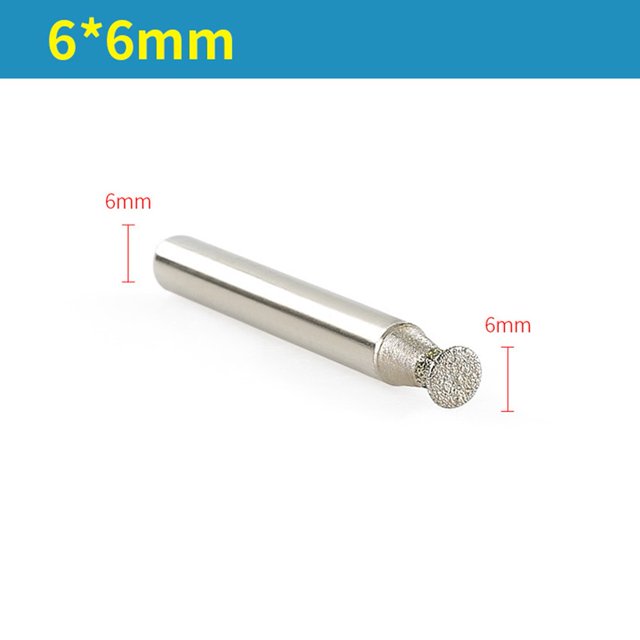 1Pc Diamond Burr Bit Available In 6 30Mm Sizes For Carving Grinding And Polishing Of Glass Jade Marble Ceramic And More