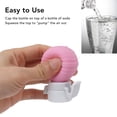 thumbnail image 5 of BIMZUC Reusable Silicone Soda Bottle Stopper Lid, Pink (2.36 inches / 6.0 cm) - Leak Proof Fizz Keeper Pump Cap Saver for Carbonated Drinks, Wine & Beer Beverage Preservation Kitchen Gadgets, 5 of 9