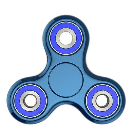 Platinum Blue Fidget Spinner Toy for Stress relief and Focus (Best Fidget Spinner For 20)
