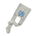 thumbnail image 2 of Spazoro Toddler Baby Boys Girls Pantyhose, Warm Solid Color Elastic Cotton Winter Tights Button Socks and Pants for Child Girls Gray Size 2-4 T, 2 of 3