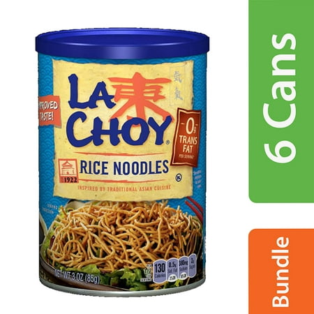(6 Pack) La Choy Rice Noodles, 3 Ounce (Best Noodles To Use For Lo Mein)