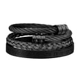 thumbnail image 2 of Minnieouse Brazalete único para hombre, pieza llamativa para cada atuendo, para hombre, elegante y única, apilable, negro Type1 NO1, 2 of 6