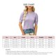 thumbnail image 3 of Top de mujer de manga corta abombada con cuello redondo ahuecado Color puro camisa informal para mujer para el trabajo diario de verano púrpura XXL, 3 of 4