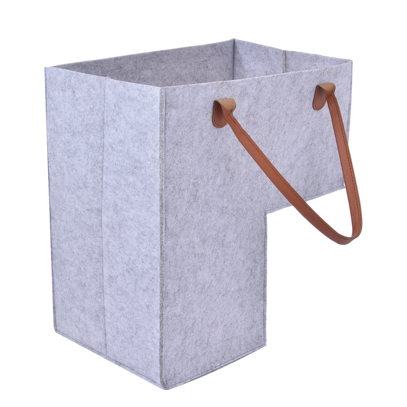 ibaste Stair Basket with Handles Felt Staircase Baskets for Carpeted