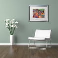 thumbnail image 2 of Trademark Fine Art "Folk" Canvas Art by Josh Byer, White Matte, Silver Frame, 2 of 4