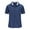 Navy, variant on Lolmot Men's Cotton Front Button Down Lapel Collar Solid Short Sleeve Shirt Summer Casual Beach Shirt