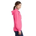 thumbnail image 3 of Port & Company Women's Core Fleece Full-Zip Hooded Sweatshirt. LPC78ZH, 3 of 6