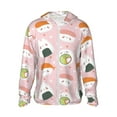 thumbnail image 2 of Lsque Cute Sushi UPF 50+ Lightweight Sun Protection Men's Women's Long Sleeve Shirt, Hoodie Performance -3X-Large, 2 of 9